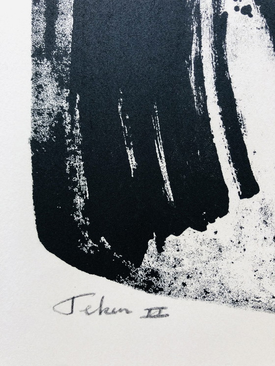 Image 1 of Wim Motz - Lithographie 1959 - Zeichen II