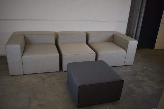 Image 1 of Modulsofa Stoffsofa Ecksofa Sofa Couch Eckcouch 3 Sitzer