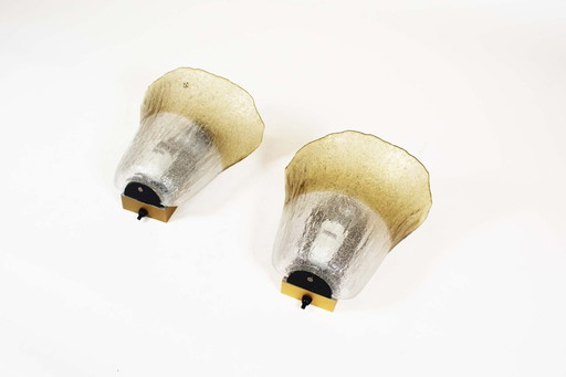 2X Shell Sconces von Peill & Putzler, Deutschland 1970'S