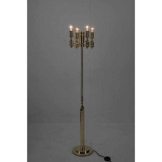 Image 1 of Vintage Stehlampe aus Messing, 1970