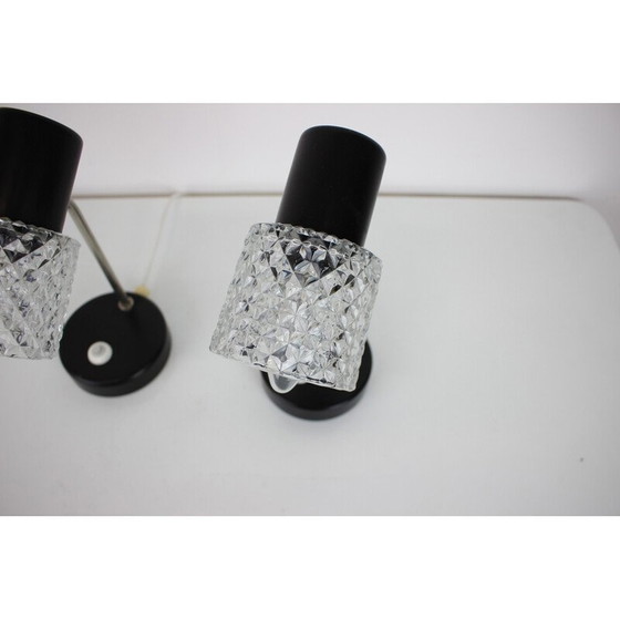 Image 1 of Paar Vintage-Tischlampen von Kamenický Šenov, Tschechoslowakei 1960er Jahre