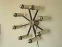 Kronleuchter-Wandlampe aus der Mitte des Jahrhunderts