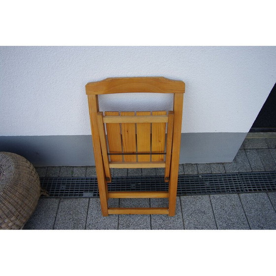 Image 1 of Trieste vintage klappstuhl aus kiefer von Aldo Jacober