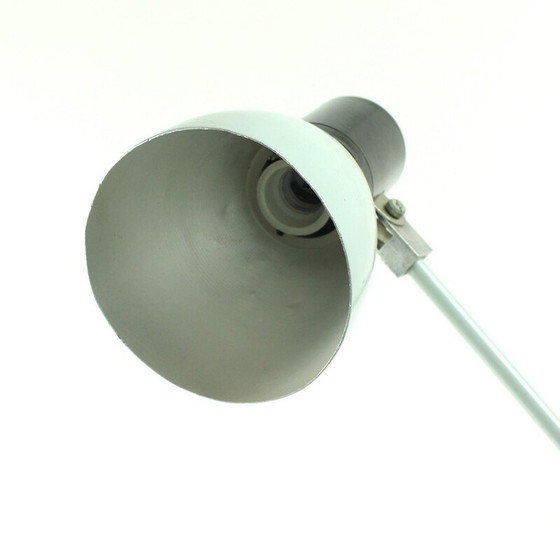 Image 1 of Industrielle graue Tischlampe, Tschechische Republik 1960