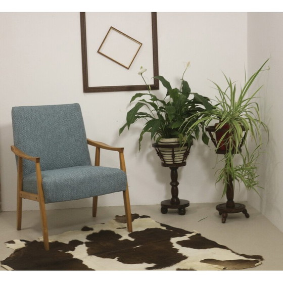 Image 1 of Paar alte Pflanzenhalter aus Holz, 1950