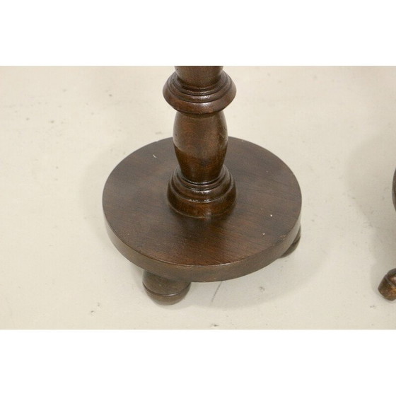 Image 1 of Paar alte Pflanzenhalter aus Holz, 1950