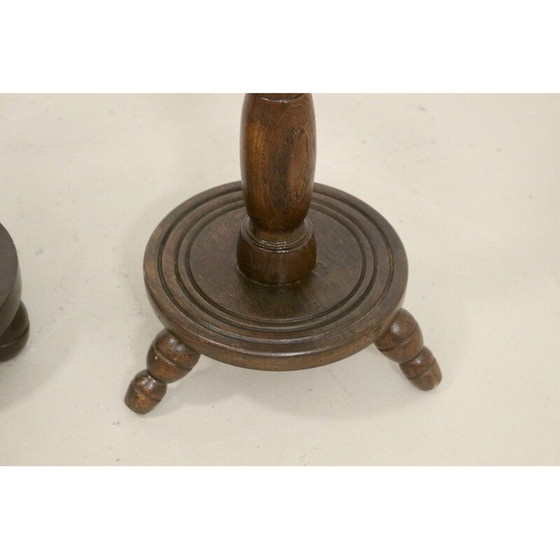 Image 1 of Paar alte Pflanzenhalter aus Holz, 1950