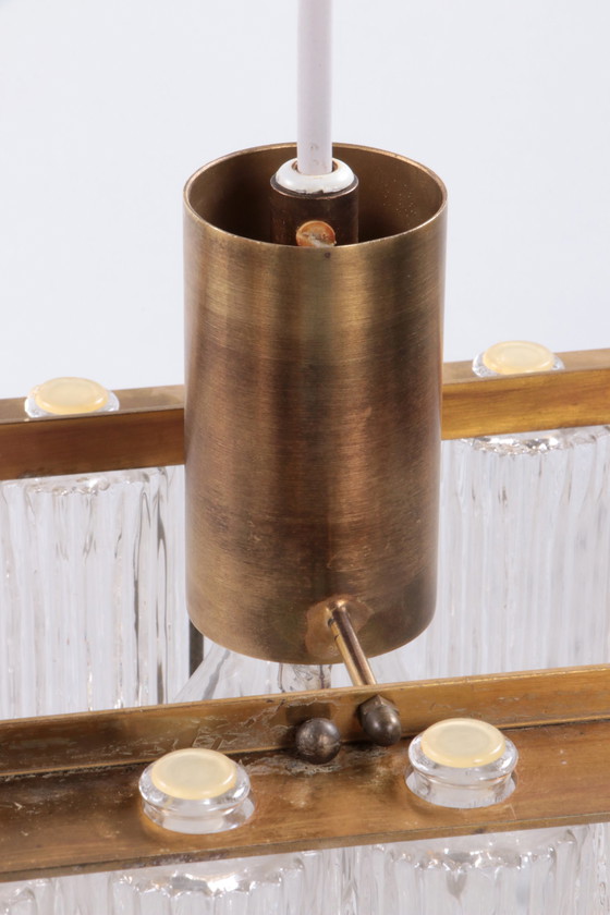 Image 1 of Eric Warna Rare rechteckige Pendelleuchte Nordlys Light