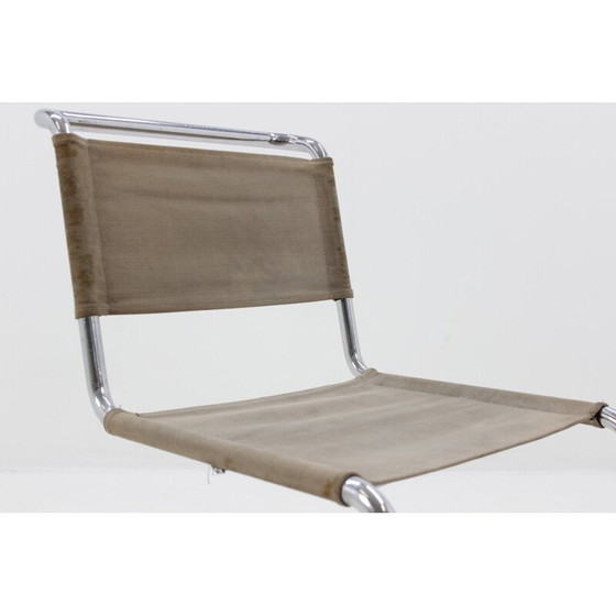 Image 1 of Verchromter Bauhaus-Stuhl von J. Halabala für UP Závody - 1930er Jahre