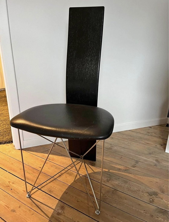 Image 1 of 8x Ledersitze von Torstein Flatøy für Bahus