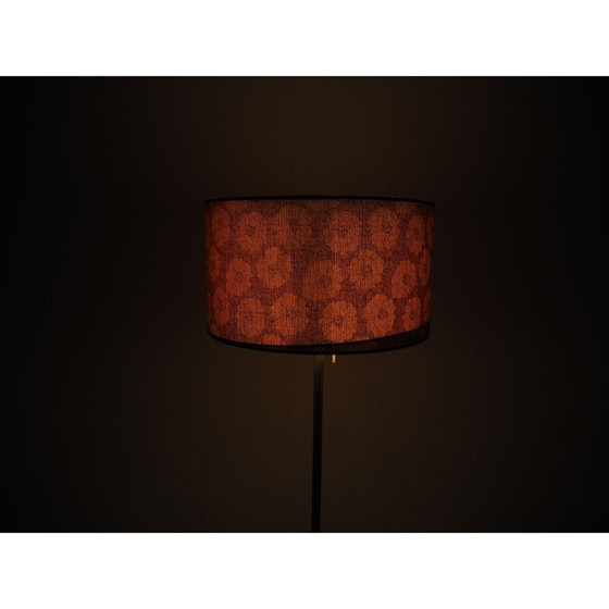 Image 1 of Vintage Shadelamp Stehlampe mit geblümtem Stoff, 1970
