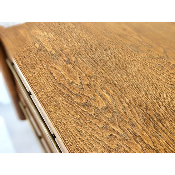 Image 1 of Vintage-Kommode aus Nussbaum und Messing von André Sornay, 1950er Jahre