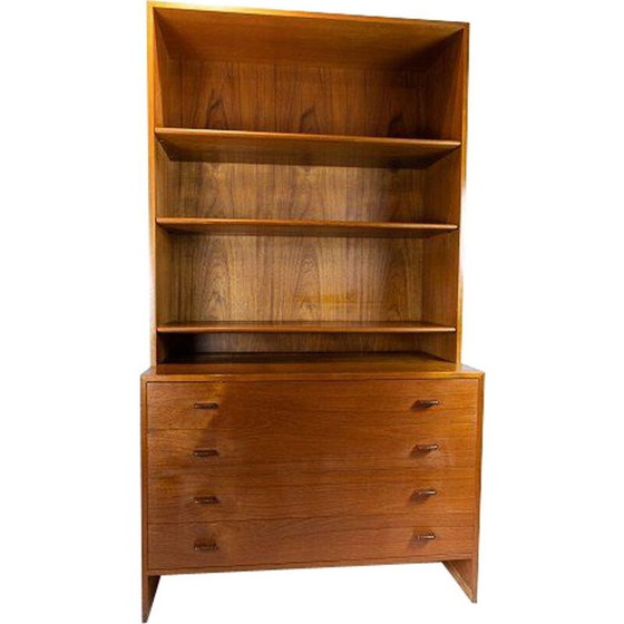 Image 1 of Vintage-Bücherregal aus Teakholz von Hans J. Wegner, 1960