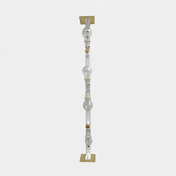 Image 1 of Paar von Art Decò Stil Messing und strukturiertem Muranoglas Wandleuchten