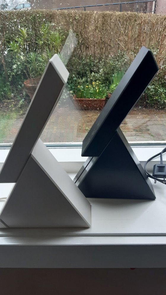 Image 1 of 2x Delta Mario Bertorelle Italien Tischlampe