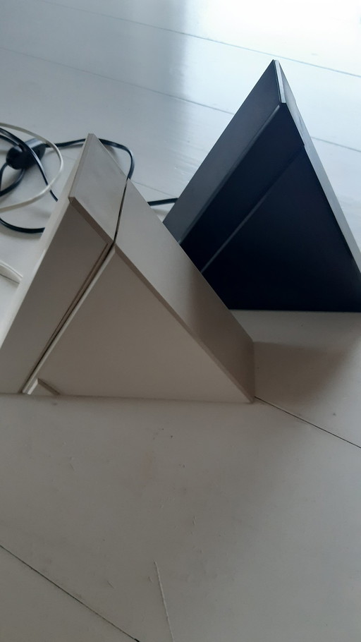 2x Delta Mario Bertorelle Italien Tischlampe