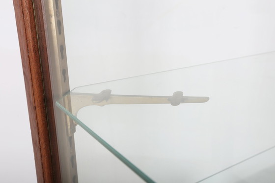 Image 1 of Antike französische Thekenvitrine aus Eiche, 1890er Jahre