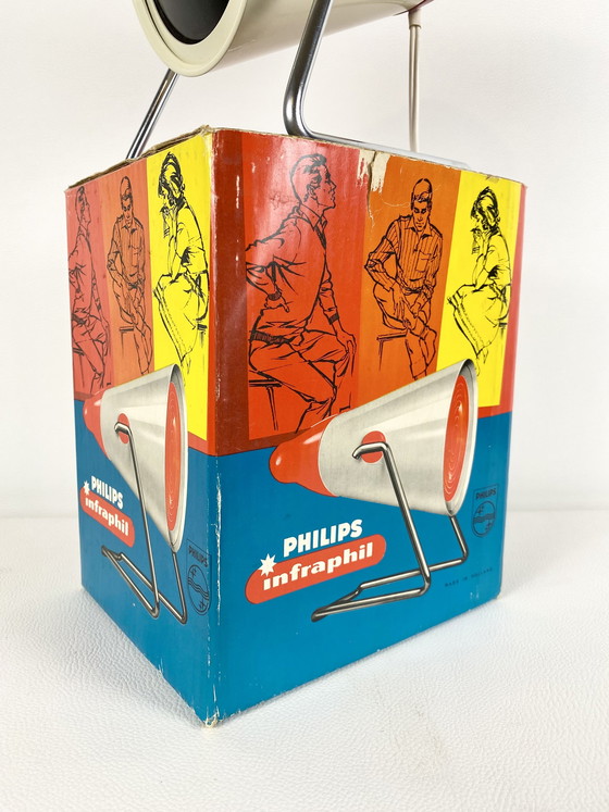 Image 1 of Vintage-Lampe Philips Infraphil