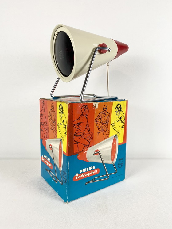 Image 1 of Vintage-Lampe Philips Infraphil