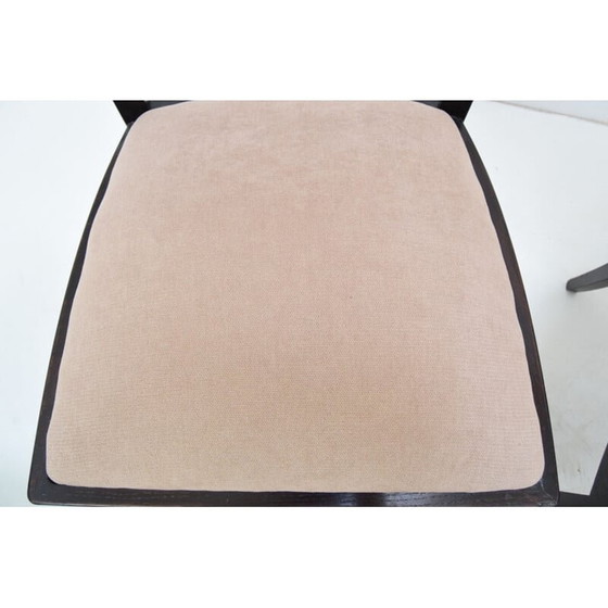 Image 1 of 4 Stühle aus Holz von Jindrich Halabala, Tschechien 1940