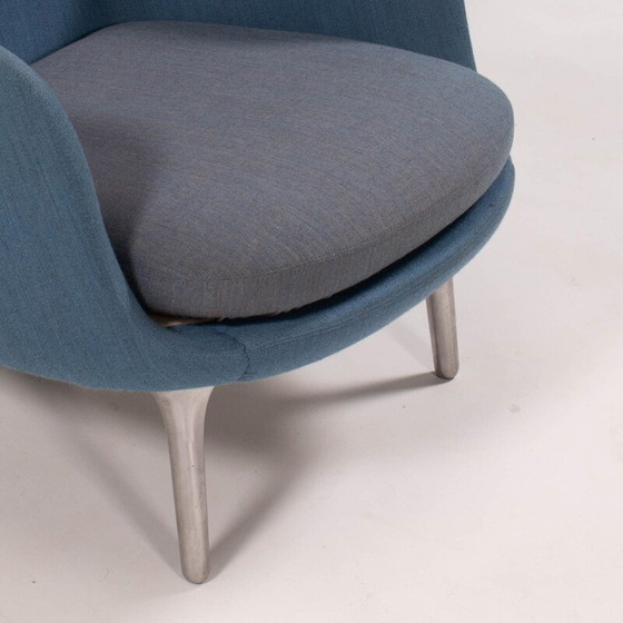 Image 1 of Blauer und grauer Vintage-Sessel RO von Jaime Hayon für Fritz Hansen