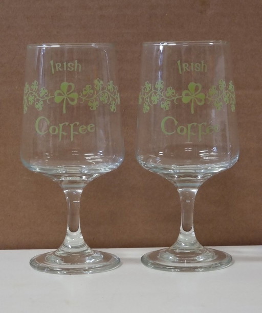 2130 Vintage Irish Coffee Gläser Kaffeegläser