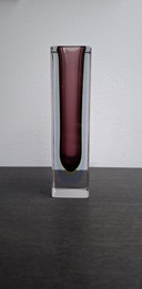 Murano Sommerso Vase Flavio Poli