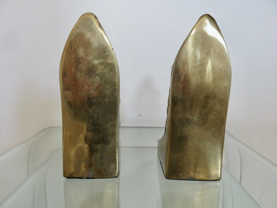 Image 1 of Paar Buchstützen aus Bronze "Adler" Jahre 30-40