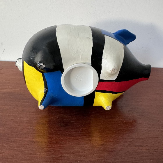 Image 1 of Mondrian Design Sparschwein