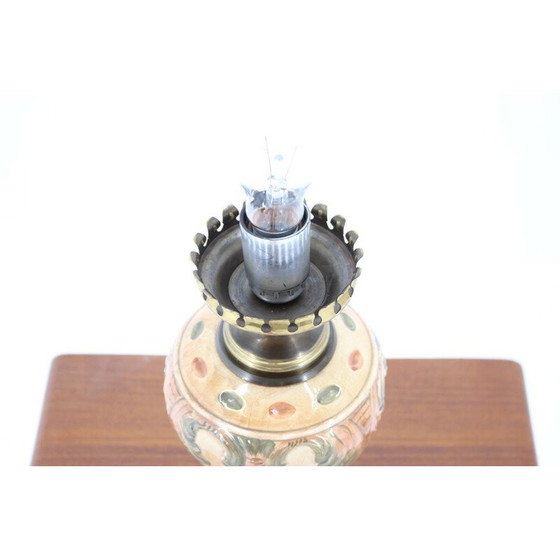 Image 1 of Vintage Porzellan Tischlampe 1950er Jahre