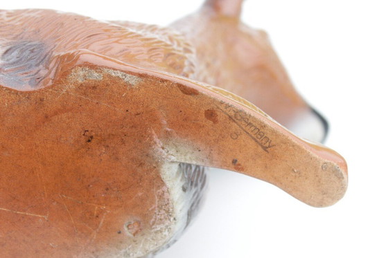 Image 1 of Großes Reh Keramikfigur, Mid-Century Gartenfigur