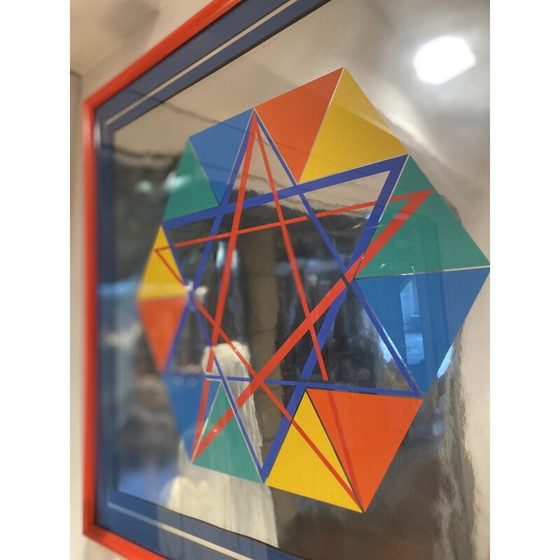 Image 1 of Vintage-Siebdruck "Davidstern", 1979