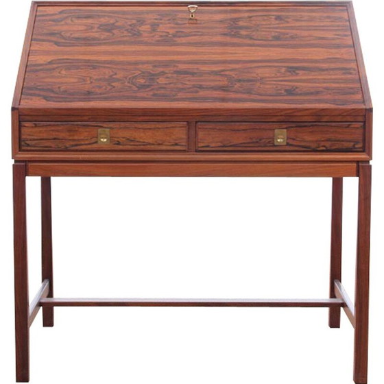 Image 1 of Skandinavischer Vintage-Schreibtisch aus Rio-Palisanderholz, 1960