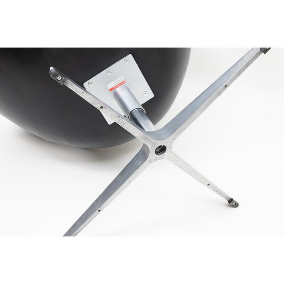 Image 1 of Vintage-Sessel Schwan aus Naturleder von Arne Jacobsen für Fritz Hansen, 1958