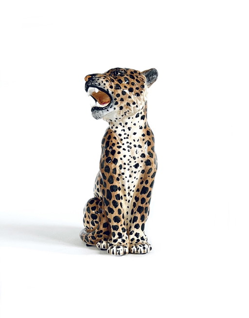 Keramischer italienischer Leopard '60