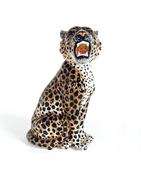 Image 1 of Keramischer italienischer Leopard '60