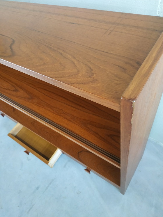 Image 1 of Schwedischer 50er/60er Jahre Hängeschrank Oberschrank