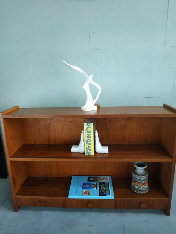 Image 1 of Schwedischer 50er/60er Jahre Hängeschrank Oberschrank