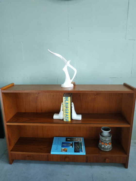 Image 1 of Schwedischer 50er/60er Jahre Hängeschrank Oberschrank