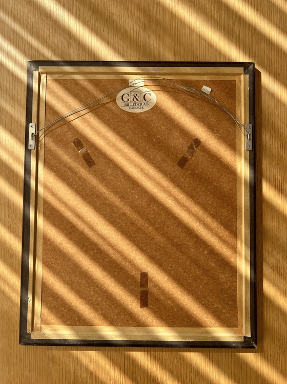 Image 1 of Vintage große botanische Kunstdrucke gerahmt in einem Wurzelholzrahmen