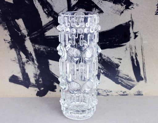 Vintage Vase Sklo Union 1970
