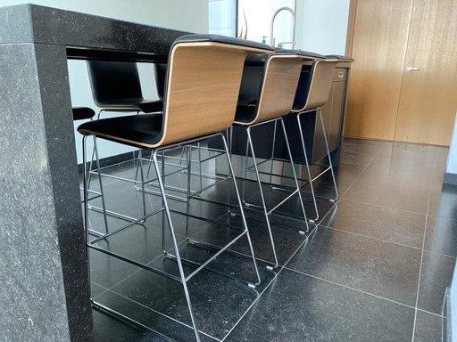 3x Bulo Tischstuhl barkruk