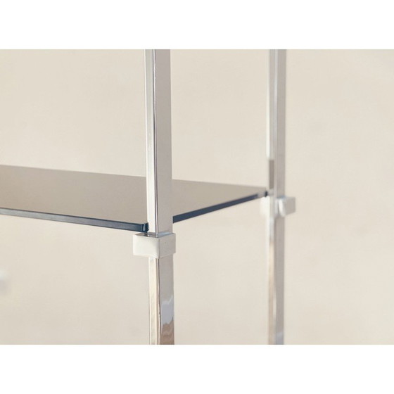 Image 1 of Vintage-Regal aus Rauchglas von Tim Bates für Pieff Lisse, England 1970