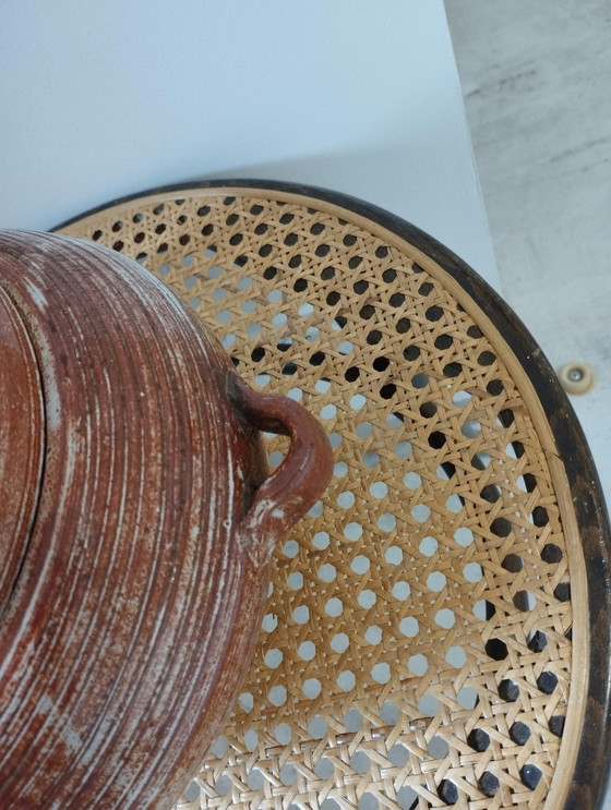 Image 1 of Steinzeug lackiert De Biot - Große Vintage-Formstück - Tafelaufsatz