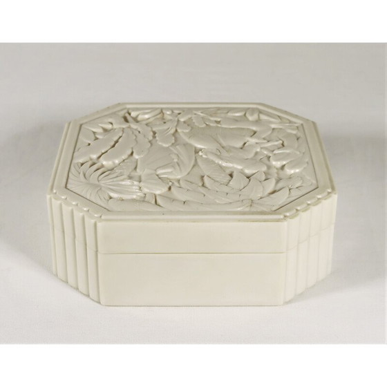 Image 1 of Vintage Art Deco Dose aus Bakelit von Fornells, Frankreich 1930
