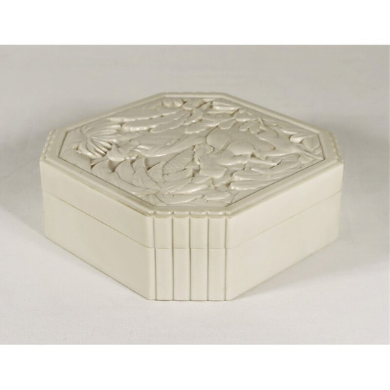 Image 1 of Vintage Art Deco Dose aus Bakelit von Fornells, Frankreich 1930