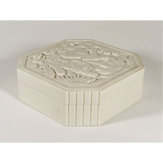 Image 1 of Vintage Art Deco Dose aus Bakelit von Fornells, Frankreich 1930