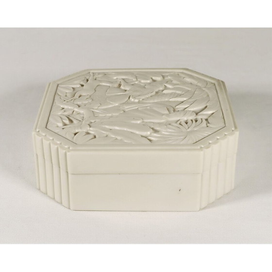 Image 1 of Vintage Art Deco Dose aus Bakelit von Fornells, Frankreich 1930