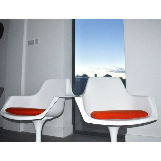 Image 1 of Paar Vintage Drehsessel Stempel Nurieux 1970