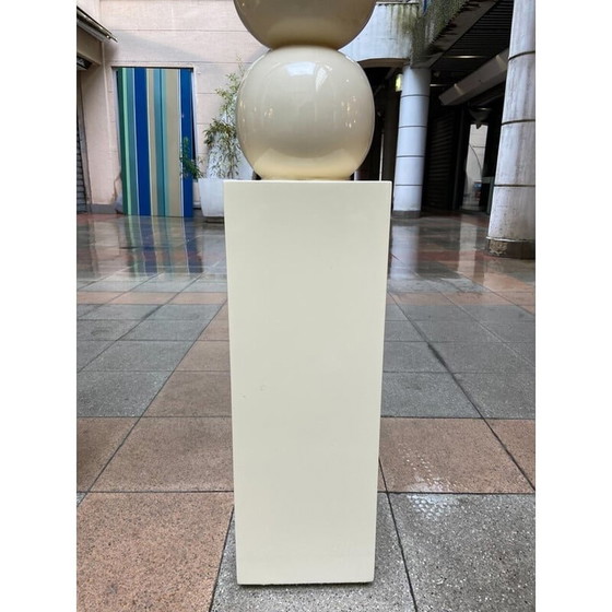 Image 1 of Paar Vintage-Säulen aus lackiertem Holz von Maison Smania, 1980er Jahre